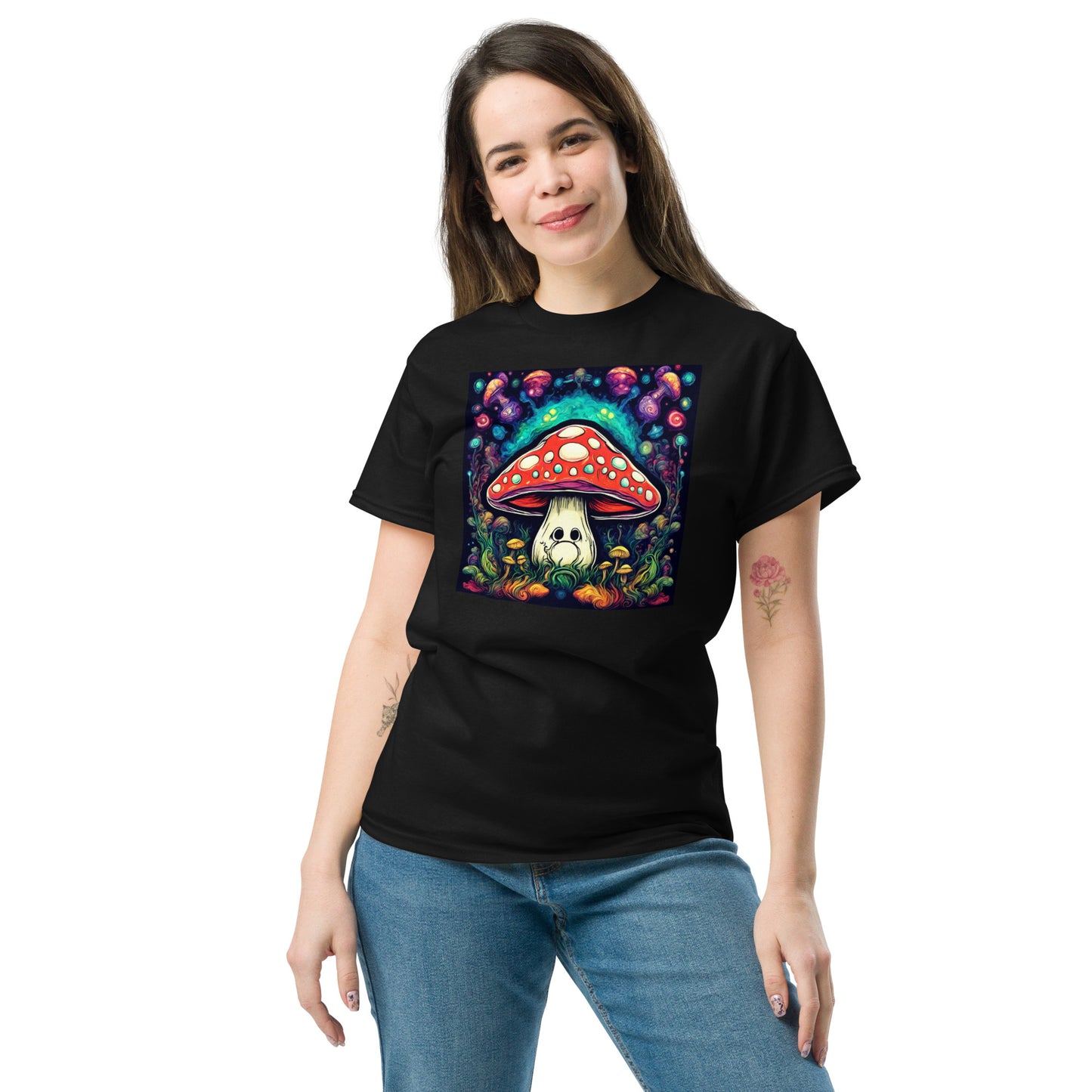 Men's trippy Mushroom shirt