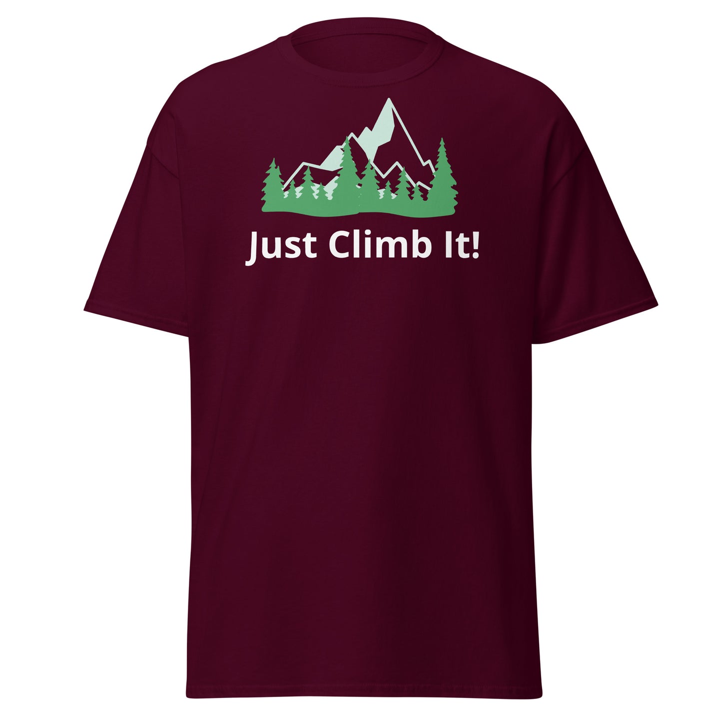 Men's motivational climbing shirt