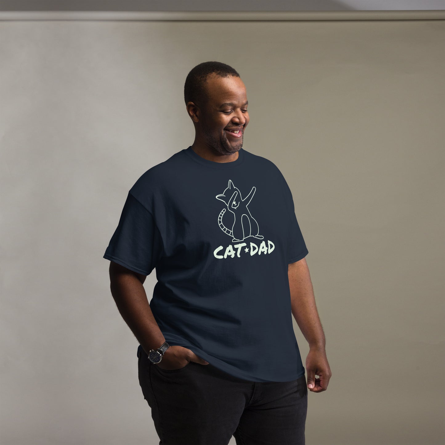 Men's Cat Dad T-shirt