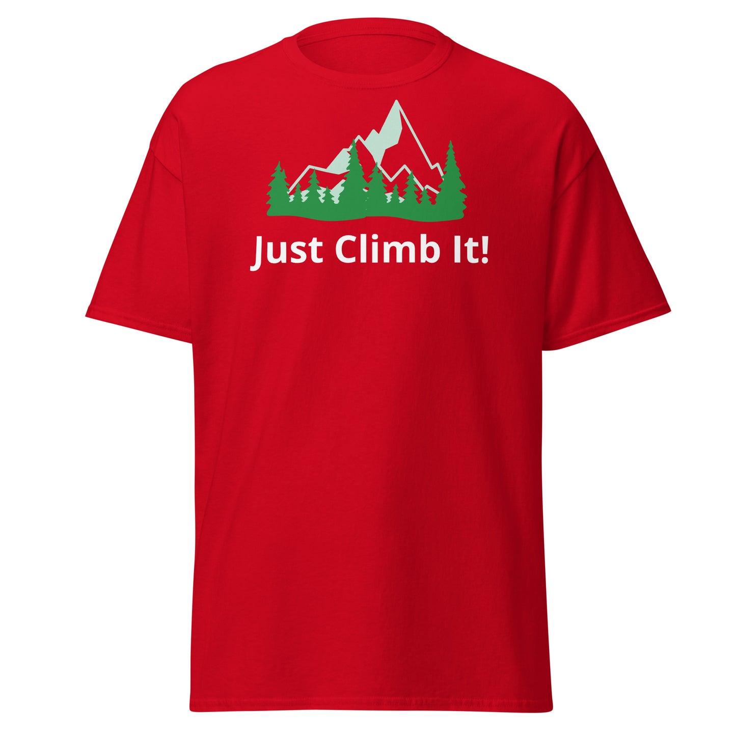 Men's motivational climbing shirt