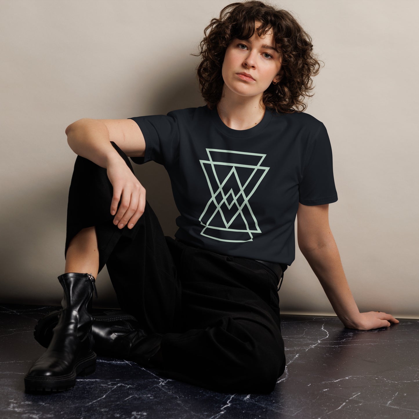 Geometric design t-shirt