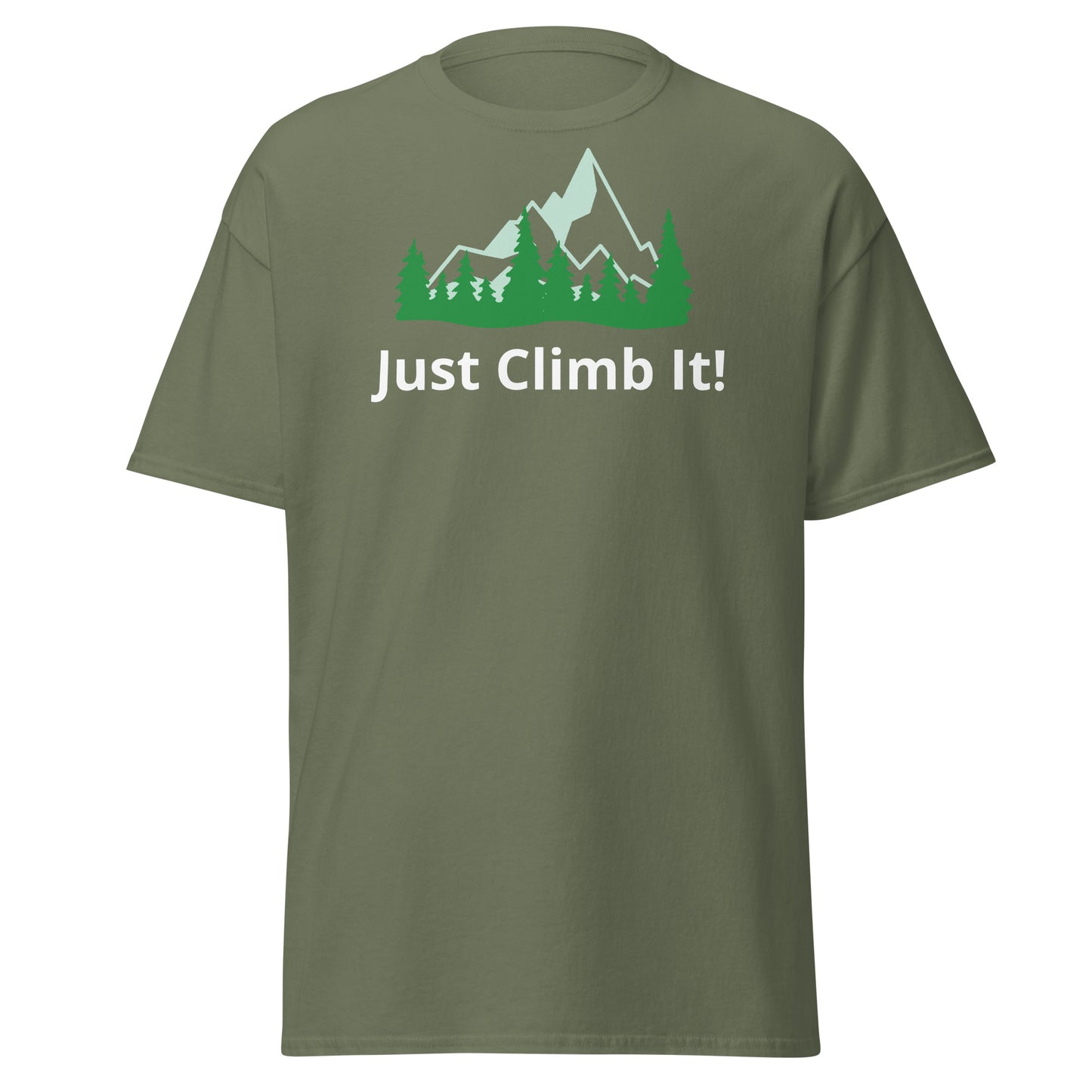 Men's motivational climbing shirt